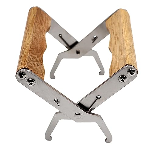 1pc Stainless Steel Beehive Frame Grip Tool Honeycomb Spleen Lifter Clip for Handling and Hive Maintenance Essential Beekeeper Equipment