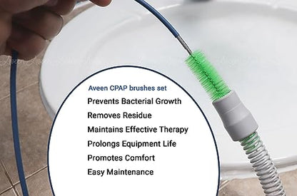 Aveen CPAP Tube and Mask Cleaning Brush, Suitable for All CPAP Hoses and Masks, CPAP Hose Cleaning Brush Kit, Enhance Your CPAP Machine and CPAP mask, CPAP mask Cleaner.