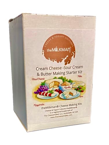 theMilkman® Cream Cheese - Sour Cream & Butter Making Starter Kit