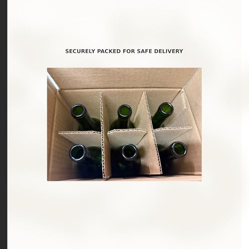 North Mountain Supply 750ml Glass Bordeaux Wine Bottle Flat-Bottomed Cork Finish - 48 Bottles (4 Cases of 12) - Champagne Green