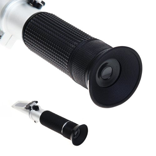 Hand Held S.g. 1.000-1.130 Brix 0-32%brix Wine Wort Beer Brewing Refractometer Rsg-100atc