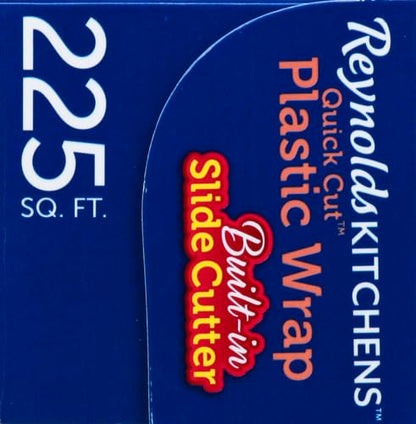 Reynolds Plastic Wrap, 225 Square Feet | Quick Cut | Pack of 2 - size: 225 Sq Ft (Pack of 2), style: Plastic Wrap - 225 Sq Ft