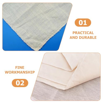 SECFOU Reusable Cheesecloth Food Strainer Cloth for Cheese Making and Tofu 60×60cm Cotton Filter Cloth with Hemmed Edges, 2pcs Set for Kitchen Straining and Draining