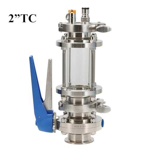 Homebrew Dry Hopper Tri-Clamp 2" Oxygen Free Fermenting Under Pressure Conical Fermenter Parts Food Grade Stainless Steel 304