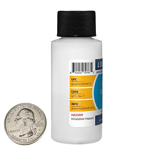 Calcium Carbonate / 1 Ounce Bottle / 97+% Pure Food Grade/Fine Powder - size: 1 Ounce (Pack of 1)
