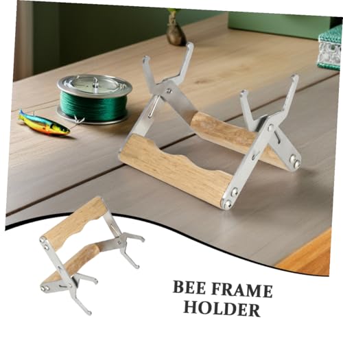 3pcs Stainless Steel Beekeeping Frame Lifter and Hive Grabber Tool for Honey Harvesting and Inspection, Beehive Frame Clamp Grip for Professional Beekeepers