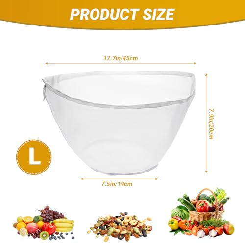 Cheesecloth Bags for Straining, 5 Pack, Bowl-Shaped Reusable Fine Mesh Nylon Juicing Bag for Straining Almond/Oat/Soy/Nut Milk, Cheese, Tea, Yogurt, Juice, Dumpling Fillings, Coffee (Large) - size: Large
