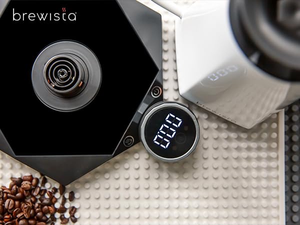 Brewista X Series Electric Gooseneck Kettle, Stainless Steel Water Boiler, Precise Digital Temperature Control, Fast Boiling, Keep Warm, Auto Shut-Off for Pour-Over Coffee & Tea, Home, 0.8L, Black - color: Black