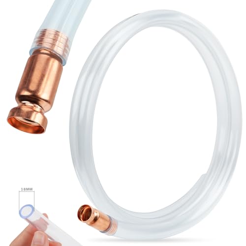 HORUSDY Gas Siphon 6FT Multi-Purpose Super Easy Siphon Pump,1/2" Valve Virgin Grade Tubing Safe - size: 1/2" - 6FT