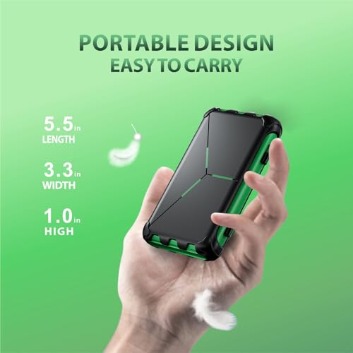 Precision Pocket Scale, 200gx0.01g Jewelry gram Scale, Digital Food Scale with LCD Display, one-Click Conversion 6 Units, Mini Scale for Kitchen/Powder/Coffee/Coins(Battery Included) - color: Green