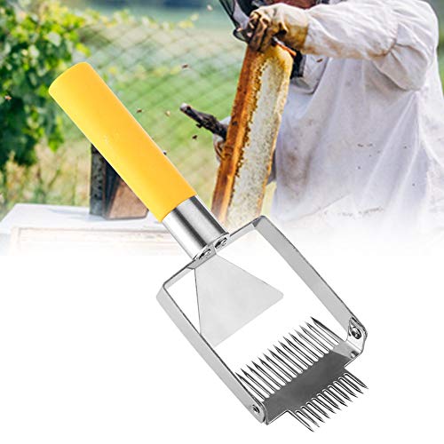 Stainless Steel Beehive Uncapping Fork Knife - Beekeeping Honey Scraper Tool Equipment