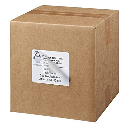 Avery Printable Shipping Labels with Sure Feed, 3-1/3" x 4", White, 150 Blank Mailing Labels (5264)