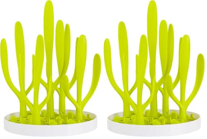 Boon Spring Countertop Drying Rack, Green (B11139) (Pack of 2) - size: 1 Count (Pack of 2)