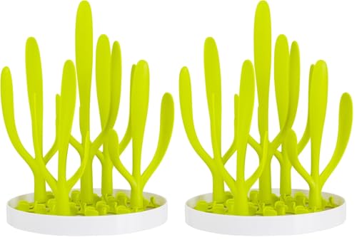 Boon Spring Countertop Drying Rack, Green (B11139) (Pack of 2) - size: 1 Count (Pack of 2)