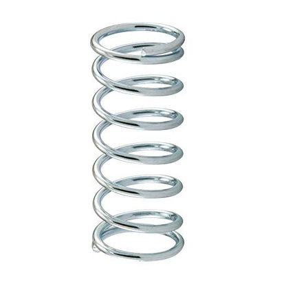 Prime-Line SP 9721 Compression Spring, Spring Steel Construction, Nickel-Plated Finish, 0.041 GA x 7/16 In. x 1-1/8 In. (4 Pack) - color: Nickel, size: 7/16 in. x 1-1/8 in.