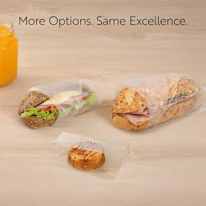 Restaurantware Plastic Food Wraps 1000 Pack of 10.75" x 10" Pre-Cut Clear Sandwich Wraps Disposable Pop-Up Microwavable Freezable Greaseproof Food Covers for Burgers, Snacks, And Take Out - size: 10.8" x 10"