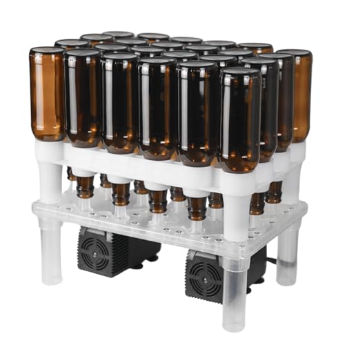 FastWasher24 Beer Bottle Washer and Wine Bottle Cleaner | Bottles & Racks NOT Included |General Purpose Bottle Rinser, Bottle Cleaner and Bottle Sanitizer System | Easy to Assemble - size: 24 Bottle Rack