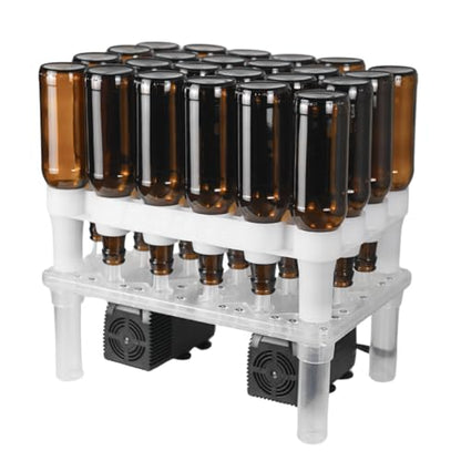 FastWasher24 Beer Bottle Washer and Wine Bottle Cleaner | Bottles & Racks NOT Included |General Purpose Bottle Rinser, Bottle Cleaner and Bottle Sanitizer System | Easy to Assemble - size: 24 Bottle Rack