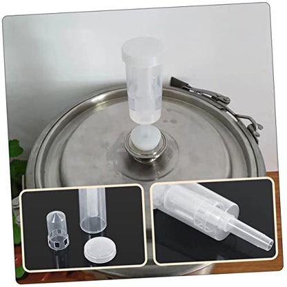 3sets Household Exhaust Valves for Fermentation Food- -Way Valves Plugs for Brewing Beer and Wine Automatic for Safe Fermentation