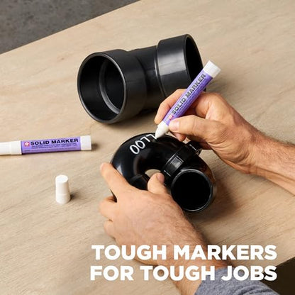Sakura Solid Paint Markers - Permanent Marker Pens - Window, Wood & Glass Marker - Black Paint - 1 Pack - color: Black Paint