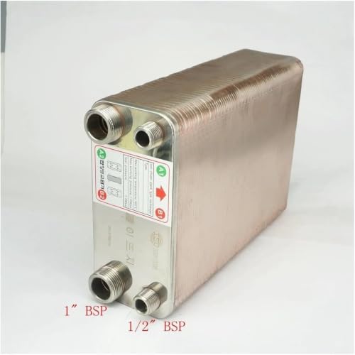 80 Plates Wort Chiller Cooler Heat Exchanger SUS 304 Stainless Steel Home Brew Beer Wine Making 1.6Mpa