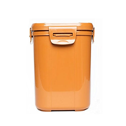 e-jen Premium Kimchi, Sauerkraut Container Probiotic Fermentation with Inner Vacuum Lid (Earthenware Brown, 0.9 gal/ 3.4L) - color: Earthenware Brown, size: 0.9 gal