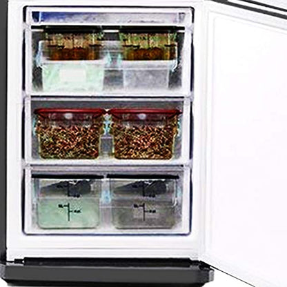 Tiger Chef 2 Quart Commercial Grade Clear Food Storage Square Polycarbonate Containers With Green Lids - style: 2 Quart