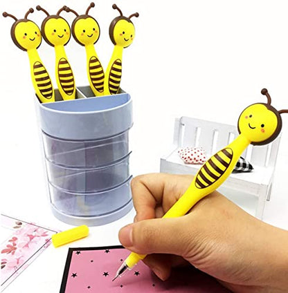 40PCS Cute Bees Gel Pens Bumble Bee Great Home and Office Supplies, Gift for Women, Coworkers and Hostess, Black Ink(0.5mm)