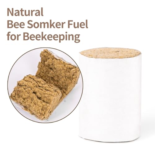 ZffXH 108 PCS/lot Bee Hive Smoker Pellet - Natural Bee Hive Smoker Fuel, Soft Smoke, Pleasant Smell, Suitable for Beekeeping