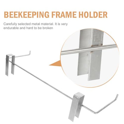 TOYANDONA Beehive Frame Holder and Hanging Rack Beekeeping Tool Adjustable Storage Shelf for Bee Boxes Outdoor Hive Accessory Frame Support Stand
