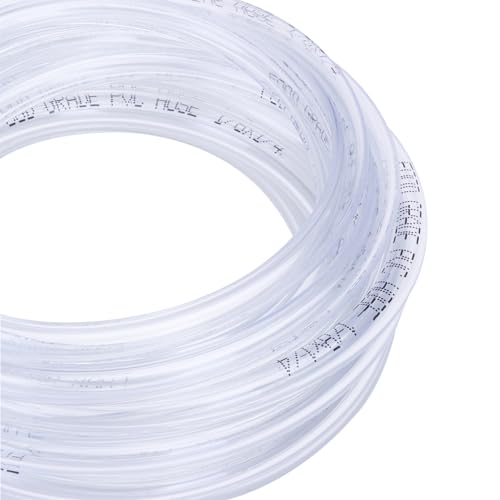 DERNORD PVC Tubing 1/8"ID X 1/4"OD Flexible Clear Vinyl Hose 10 Feet for Food Grade - size: 10 Feet, style: 1/8"ID X 1/4"OD