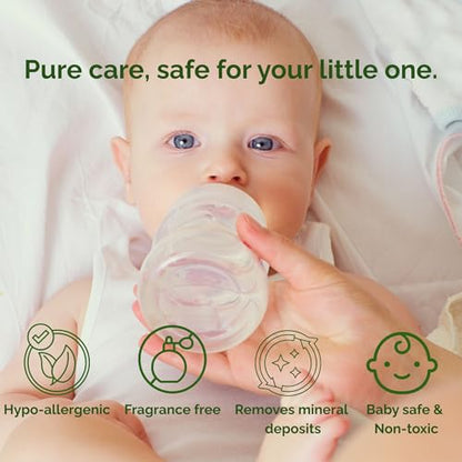 120Pcs Detergent Soap Tablets for Baby Bottle Washer- Compatible with all Baby Bottle Washers, Baby Brezza, Momcozy & GROWNSY - Effective Cleaning with Safe Highly Concentrated Formula