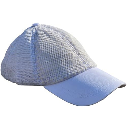 Three Layer Ventilated Beekeeping Veil in Round (3-Layer Hat, White P-Cap) - color: White P-CAP