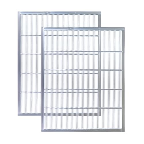 Queen Excluder 8 Frame Bee Hive Queen Excluders Metal Queen Bee Excluder Beekeeping Queen Excluders for Beehive 2-Pack - size: 2 Pack 8 Frame