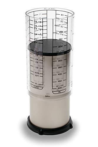 KitchenArt Professional Series 2 Cup Adjust-A-Cup, Champagne Satin, Adjustable, 1/8 to 2-Cup - color: Satin