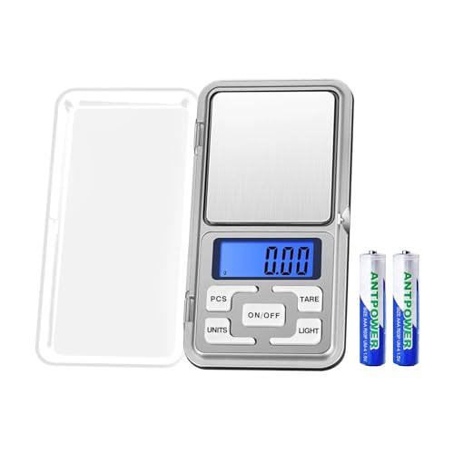 Digital Pocket Scale, 500g Capacity High Precision Balance of 0.01g, Mini Electronic Grams Reloading Weight Scale, Food Scale, Jewelry Gem Scale, Kitchen Scale - style: 1pcs