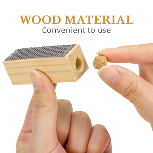 TEHAUX Beekeeping Queen Cage - 5pcs Handmade Wooden Bee Cages - Essential Beekeeper Equipment for Queen Rearing & Hive Transport Introduction - Wood Bee Catching Tool
