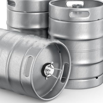 BESPORTBLE Universal Stainless Steel Beverage Keg Lid Metal Storage Keg Cover for Soda and Beer Buckets Suitable for Home Brewing and Beverage Fermentation