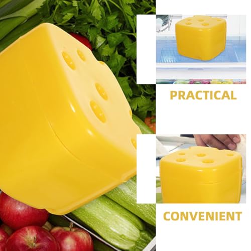 BESPORTBLE 2pcs Cheese Storage Boxes with Lid Design for Refrigerator Airtight Cheese Holder and Dairy Container Food-grade Preservation Containers for Kitchen and Restaurant Use