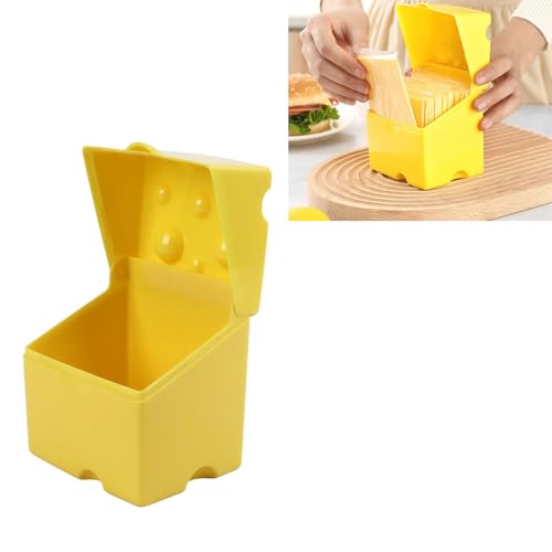 Cheese Storage Container, Airtight ABS Odor Free Easy to with Smooth Surface for Household Refrigerator Organization
