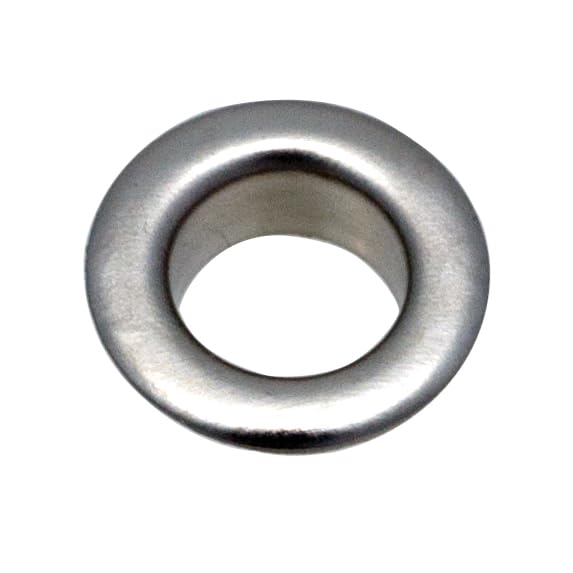 90 Sets 13/32 Inch Sewing Grommets Eyelets Stainless Steel with Washers for Shoes, Bead Cores, Clothes, Leather, Canvas, Banner (10mm Silver) - size: 10mm