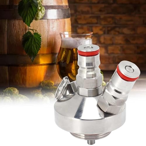 Mini Keg Beer Dispenser Kit Stainless Steel Beer Dispenser Relief Valve for 2L/3.6L/5L Keg Beer Brewing Pots or Beer Brewing Pot Accessorie