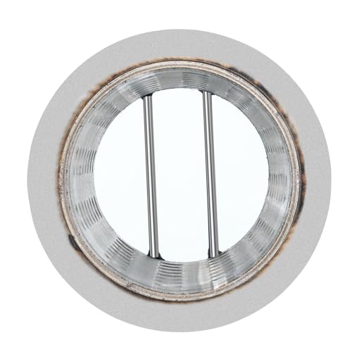 DZQ Perforated Casting Flask Vacuum Casting Stainless Steel Wall Flanged with Rubber Sprue Base(3.5" x 5") - size: 3.5" x 5", style: Height: 5in