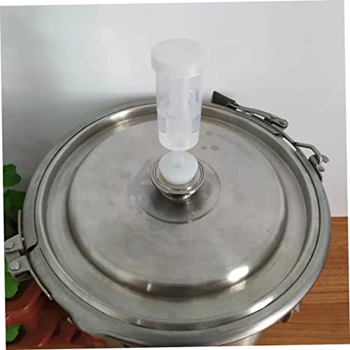 Unomor 3sets Air Lock for Fermenting of Wine Non-return Valves One-way Valves Beer Home Brewing Accessories