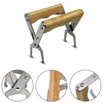 High Efficiency Frame Gripper Tool in Rust Resistant Stainless Steel, Designed Specifically for Easy Use by Beekeepers