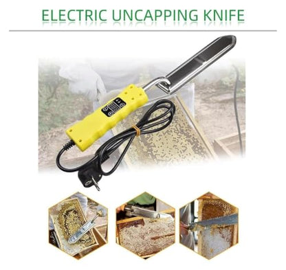 Honey Uncapping Knife,Electric Uncapping Knife Beekeeping,Wax Extraction Tool, Easy Honey Cutting for Beekeeper Collection