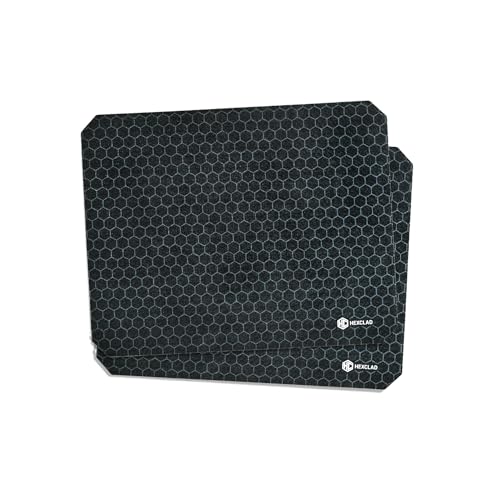 HexClad 2-Piece Dish Drying Mat Set Made of Absorbent Fabric that Holds up to 8oz of Liquid, Ultra-Thin Design for Fast Drying, Waterproof and Non-Slip Backing, Cut for a Universal Fit that Won’t Fray