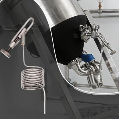 Beer Sampling Valve Coil, Practical, Easy-to-Install, Lightweight Dehumidification and Fermentation Vessel Accessory for Home, Style B