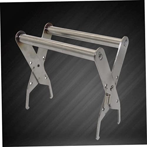 Happyyami Beekeeping Frame Grip Holder Tool Durable Stainless Steel Lifting Gripper for Equipment Protects Against Stings Essential Beekeeping Supply