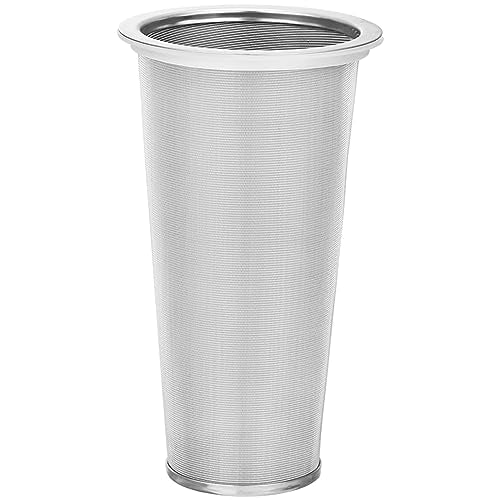 Cold Brew Coffee Filter for 32 OZ Wide Mouth Mason Jar, 304 Stainless Steel Strainer with Seal Ring for Iced Drinks, Sun Tea Infuser and Cold Brew Coffee Maker - size: 32oz mason jar filter without lid